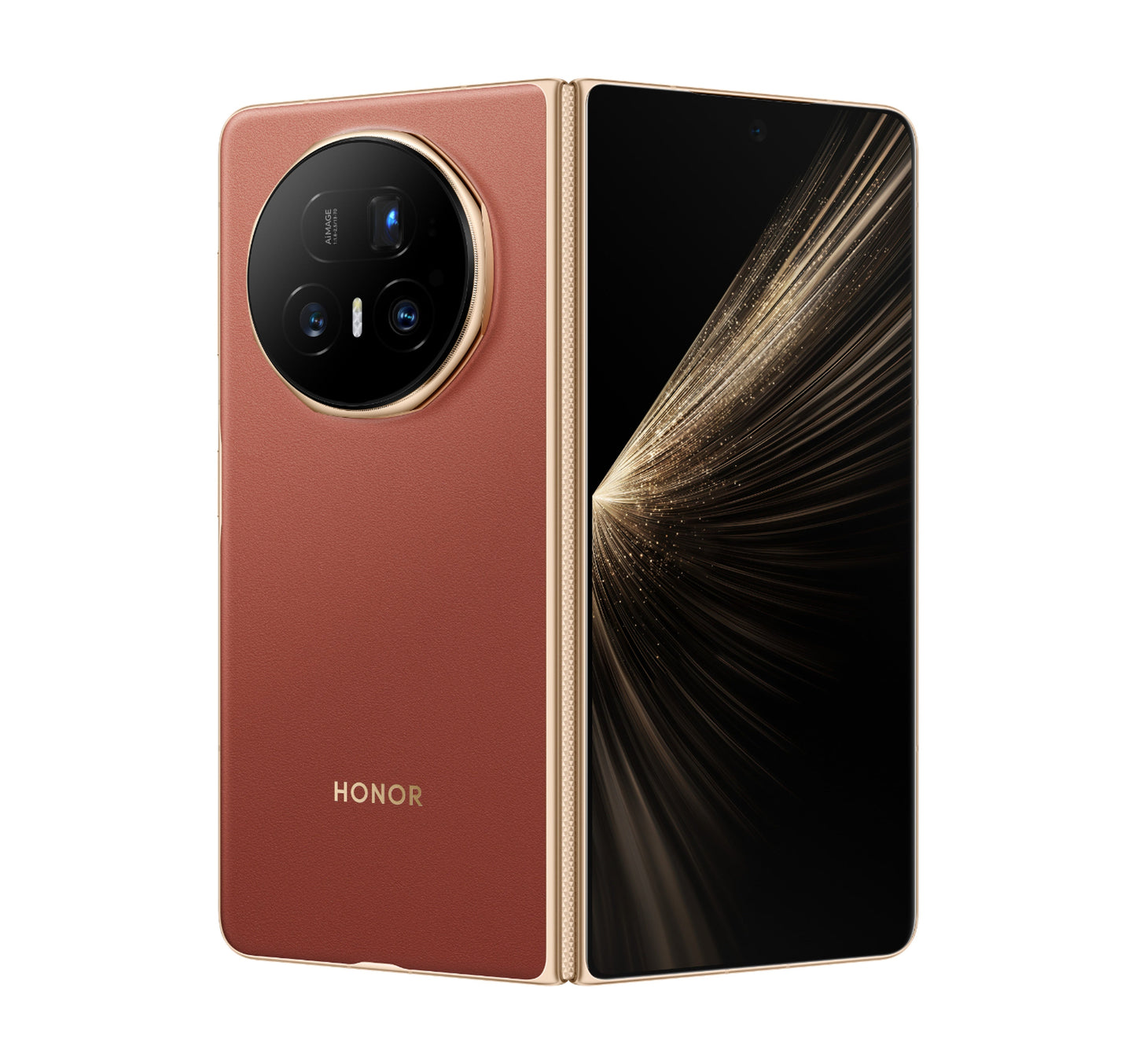 Honor Magic V5 5G Smartphone, 16 GB RAM, 512 GB Storage, Reddish Brown Lulu Hypermarket