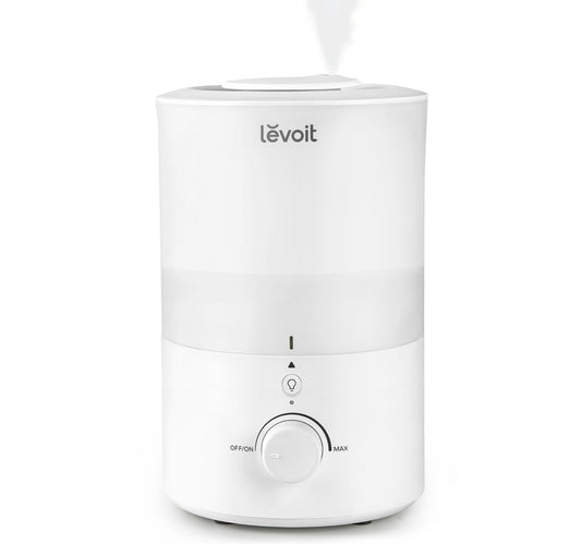 Levoit Dual 150 Ultrasonic Cool Mist Humidifier, 27m² Room Coverage, White, LUH-D302-WAE