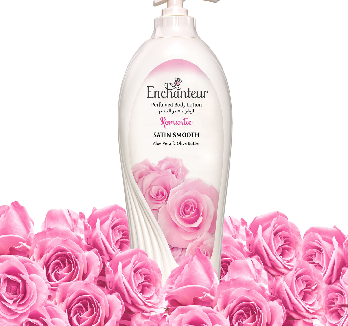 Enchanteur Satin Smooth Romantic Lotion with Aloe Vera & Olive Butter 500 ml