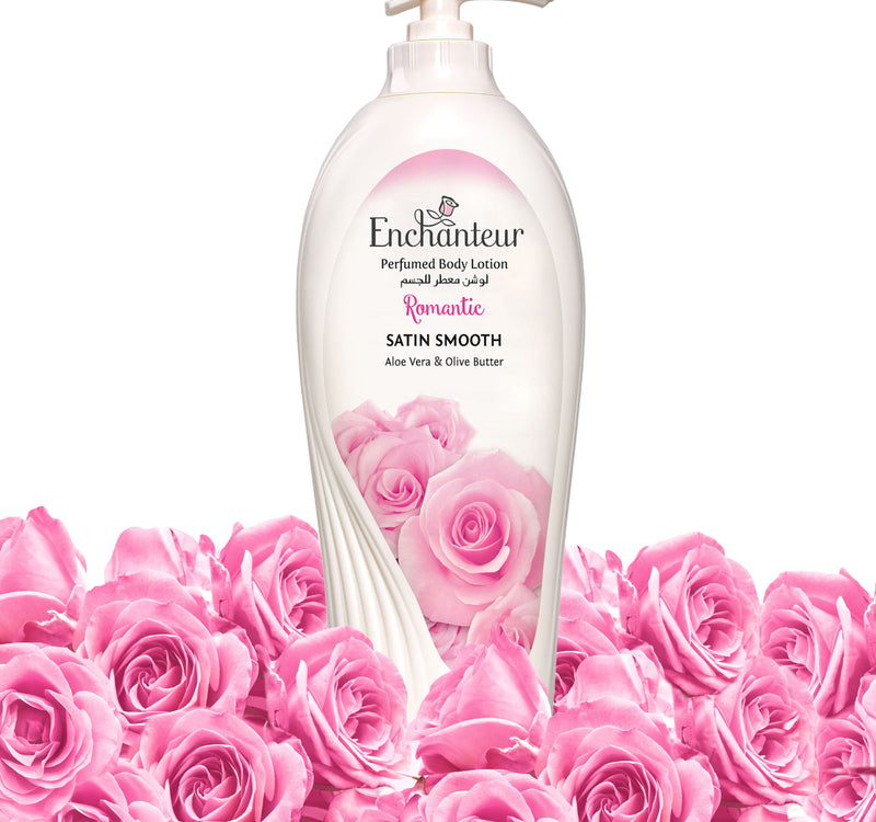 Enchanteur Satin Smooth Romantic Lotion with Aloe Vera & Olive Butter 500 ml