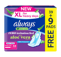 Always Maxi Thick Aloe Cool XL Value Pack 48 pcs