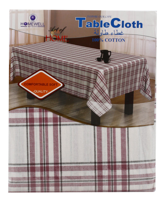Homewell Table Cloth 152 x 265cm Purple