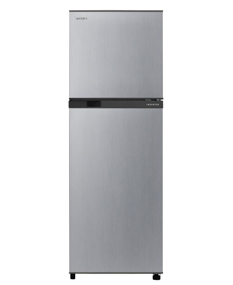 Toshiba Double Door Refrigerator, 230L, Silver, GRA33US-X(SK)