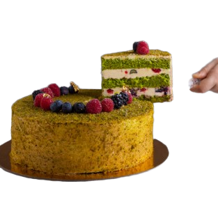 Berry Pistacia Cake Lily's Cupcake