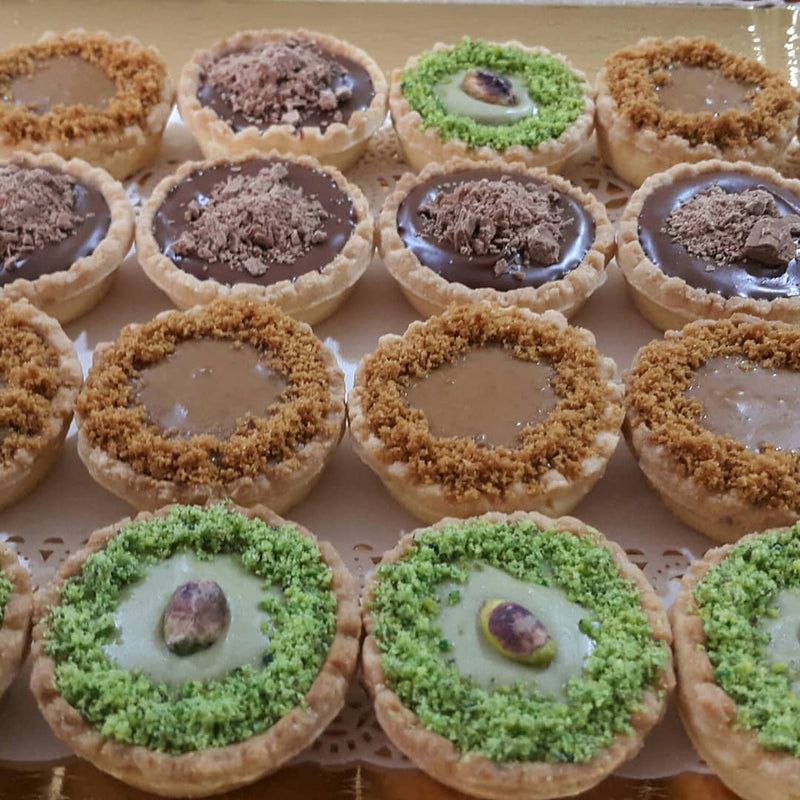 Chocolate Cheesecake Tart with Lotus Firin
