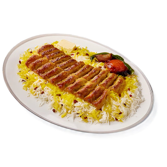 Chicken Chelo Kabab Kubideh Jaleel Restaurant