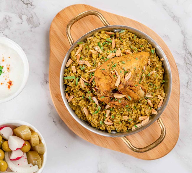 Chicken Freekeh Lemon