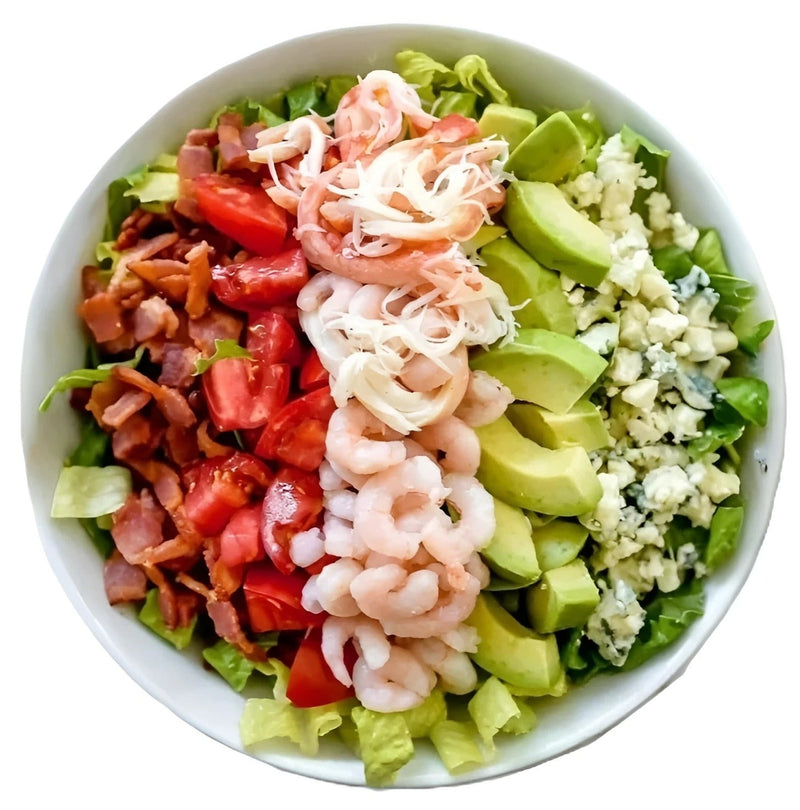 Crab and shrimp salad Salad bowls