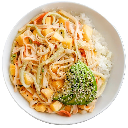 Crab rice Bowl Salad bowls