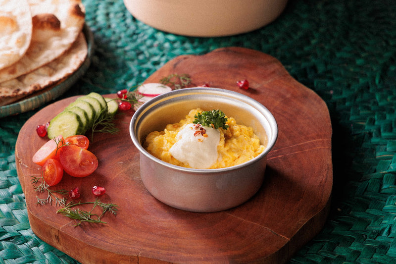 Eggs with Cheese Zaafaran