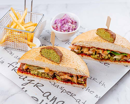 Falafel Kaak Lemon
