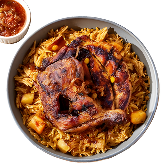 Grilled Chicken With Rice Jaleel Restaurant