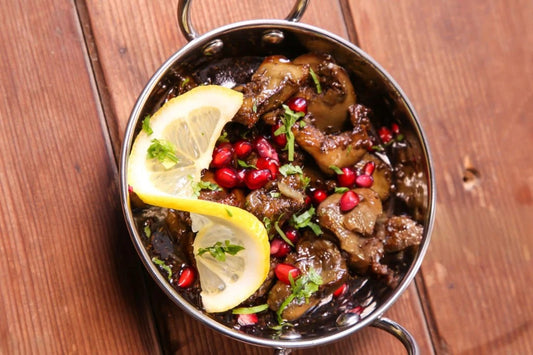 Liver in Pomegranate Sauce Kitchen by Abeer