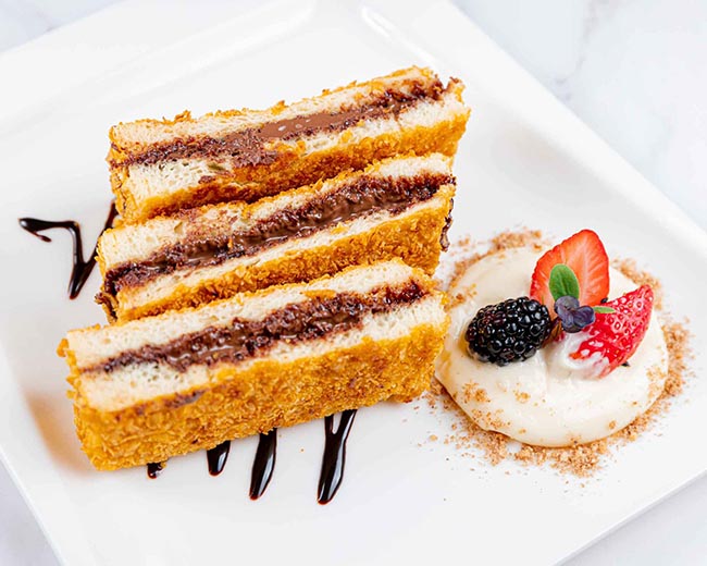 Nutella French Toas Lemon