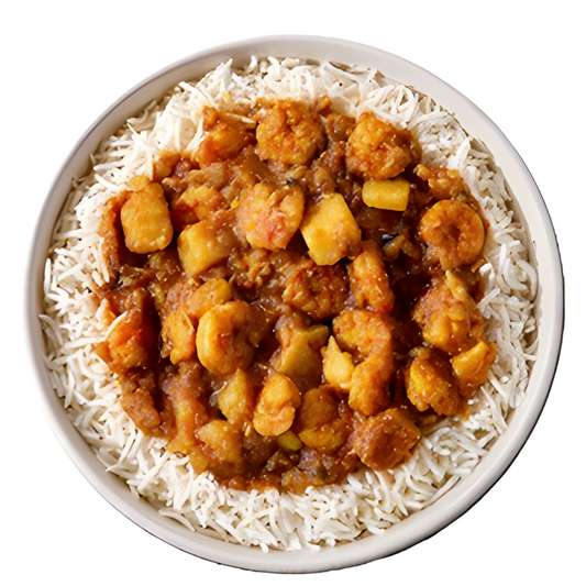Prawn Masala With Rice Jaleel Restaurant