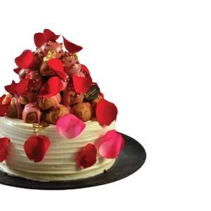 Rose Profiterole Lily's Cupcake