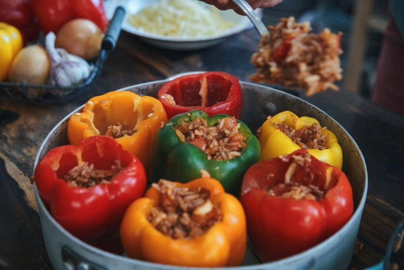 Stuffed Pepper with Meat and Rice Kitchen by Abeer