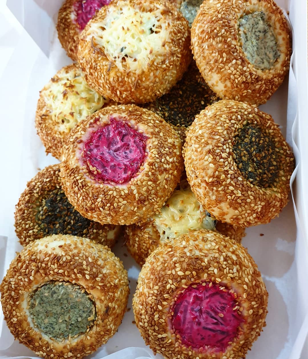 Mini Stuffed Simit (assorted) Firin
