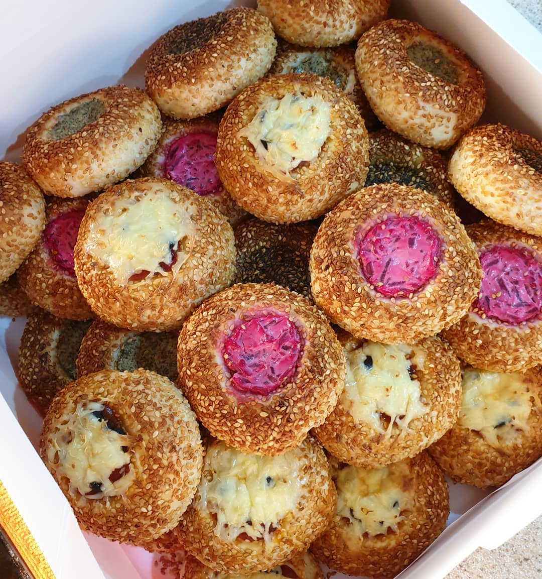 Mini Stuffed Simit (assorted) Firin