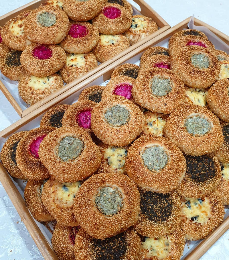 Mini Stuffed Simit (assorted) Firin