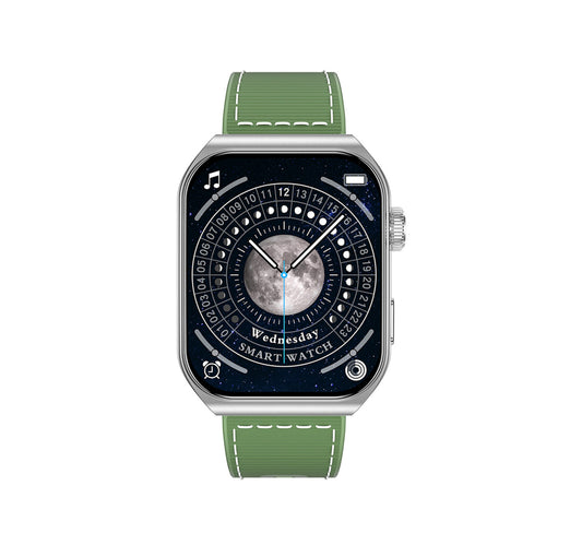 Swiss Military Smart Watch Alps 3 Green Blue Silicon Strap Lulu Hypermarket