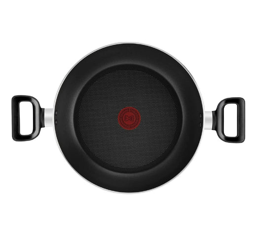 Tefal G6 Delicia Non-Stick Kadai with Lid, 24 cm, B4689685