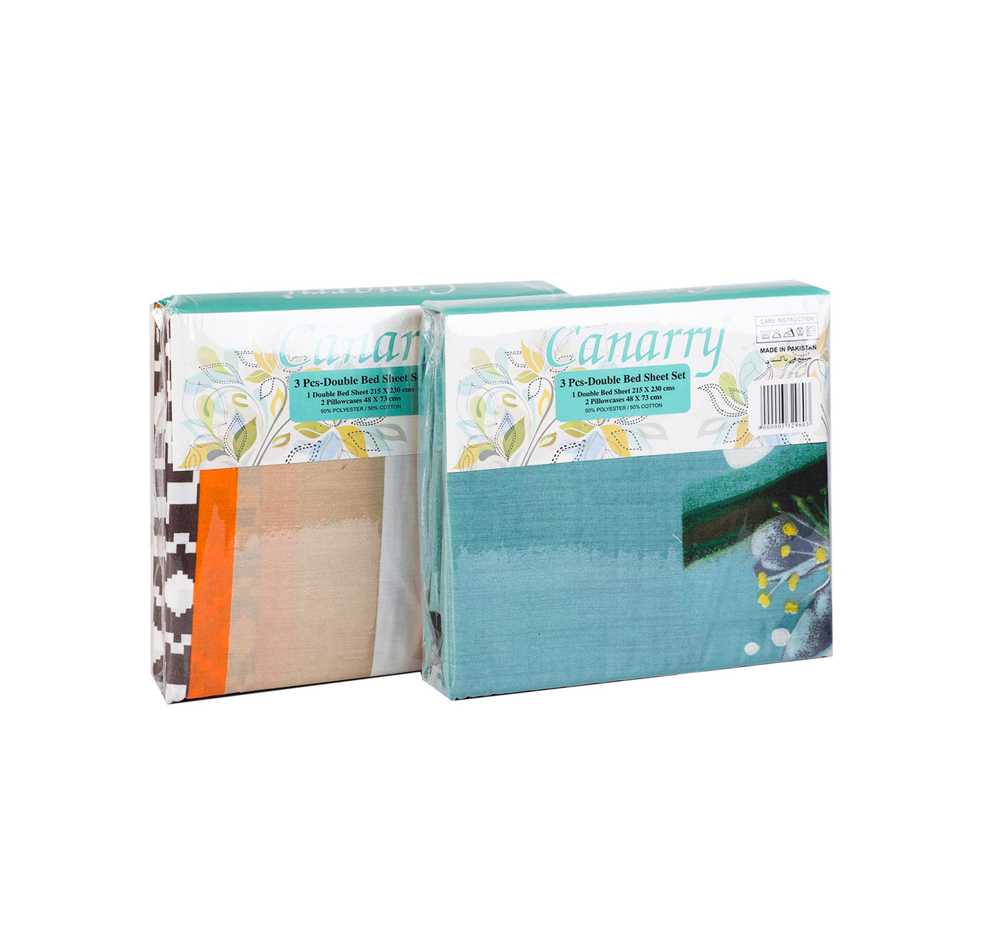 Canarry Bed Sheet Double 215x230cm