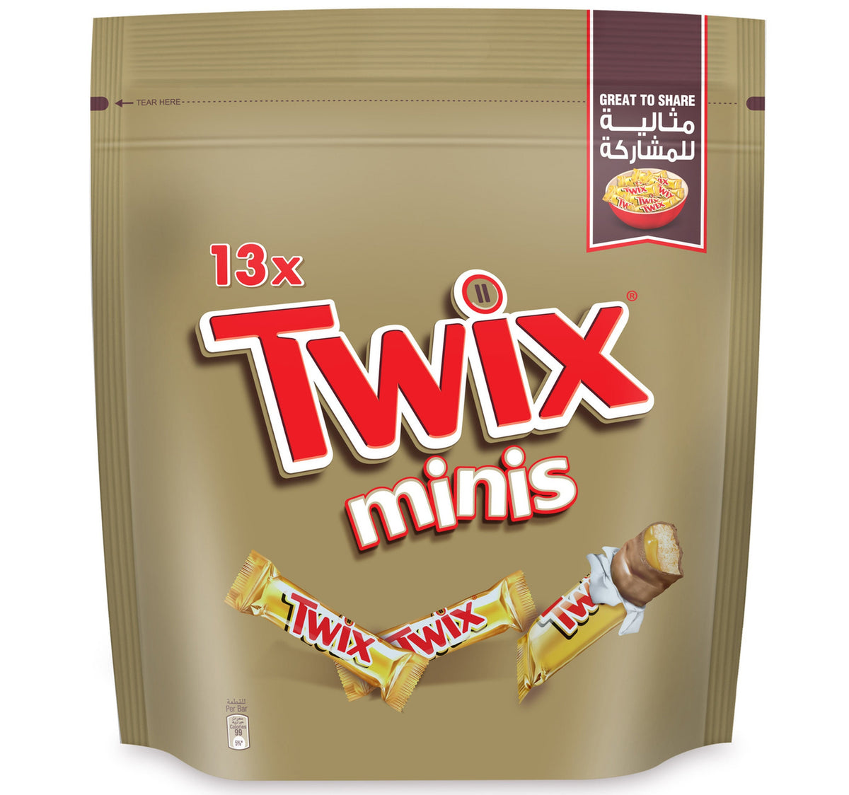 Twix Minis Chocolate 13 pcs 260 g Lulu Hypermarket