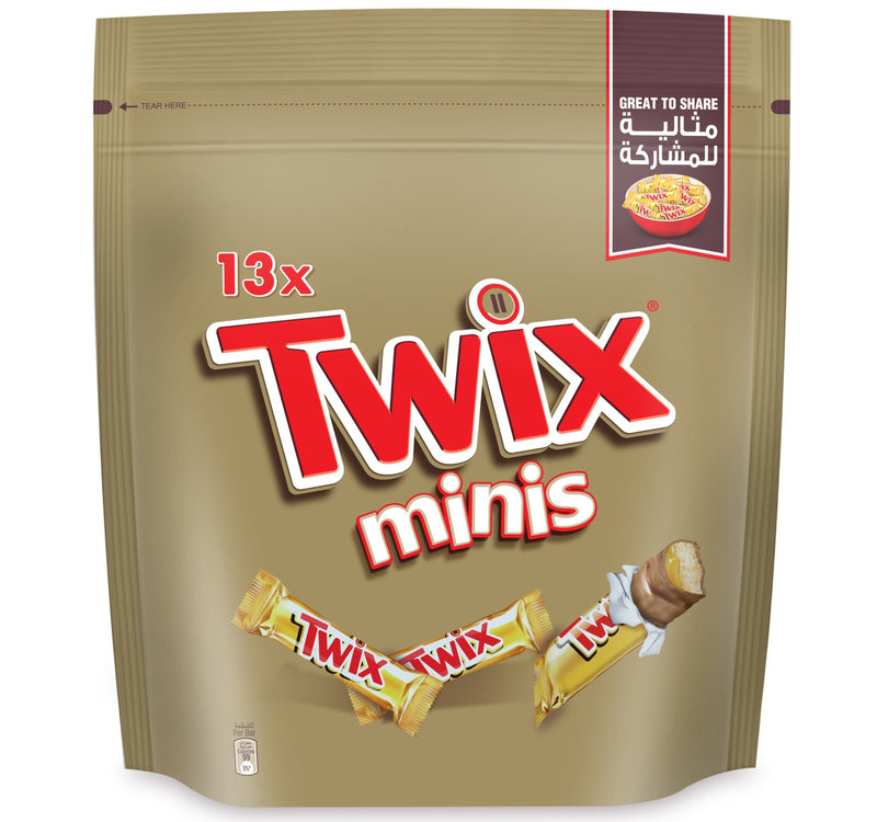 Twix Minis Chocolate 13 pcs 260 g Lulu Hypermarket