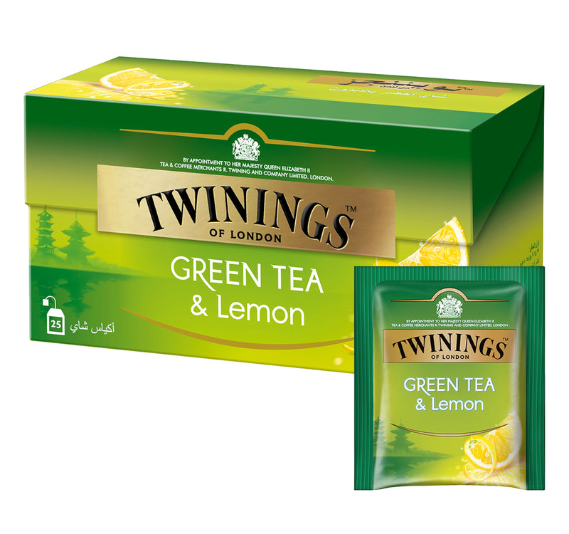 Twinings Green Tea & Lemon 25 Teabags
