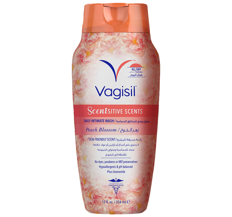 Vagisil Intimate Wash Sensitive Scents Peach Blossom 354 ml