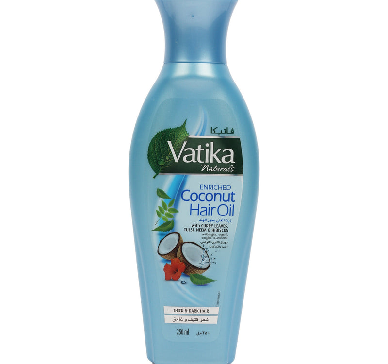 Dabur Vatika Coconut Hair Oil With Curry Leaves & Tulsi 250 ml