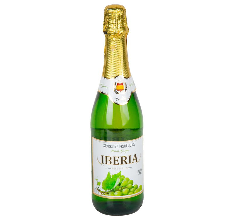 Iberia White Grapes Non Alcoholic Sparkling Fruit Juice 750 ml