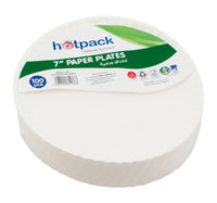 Hotpack Paper Plate 7 " 100 pcs