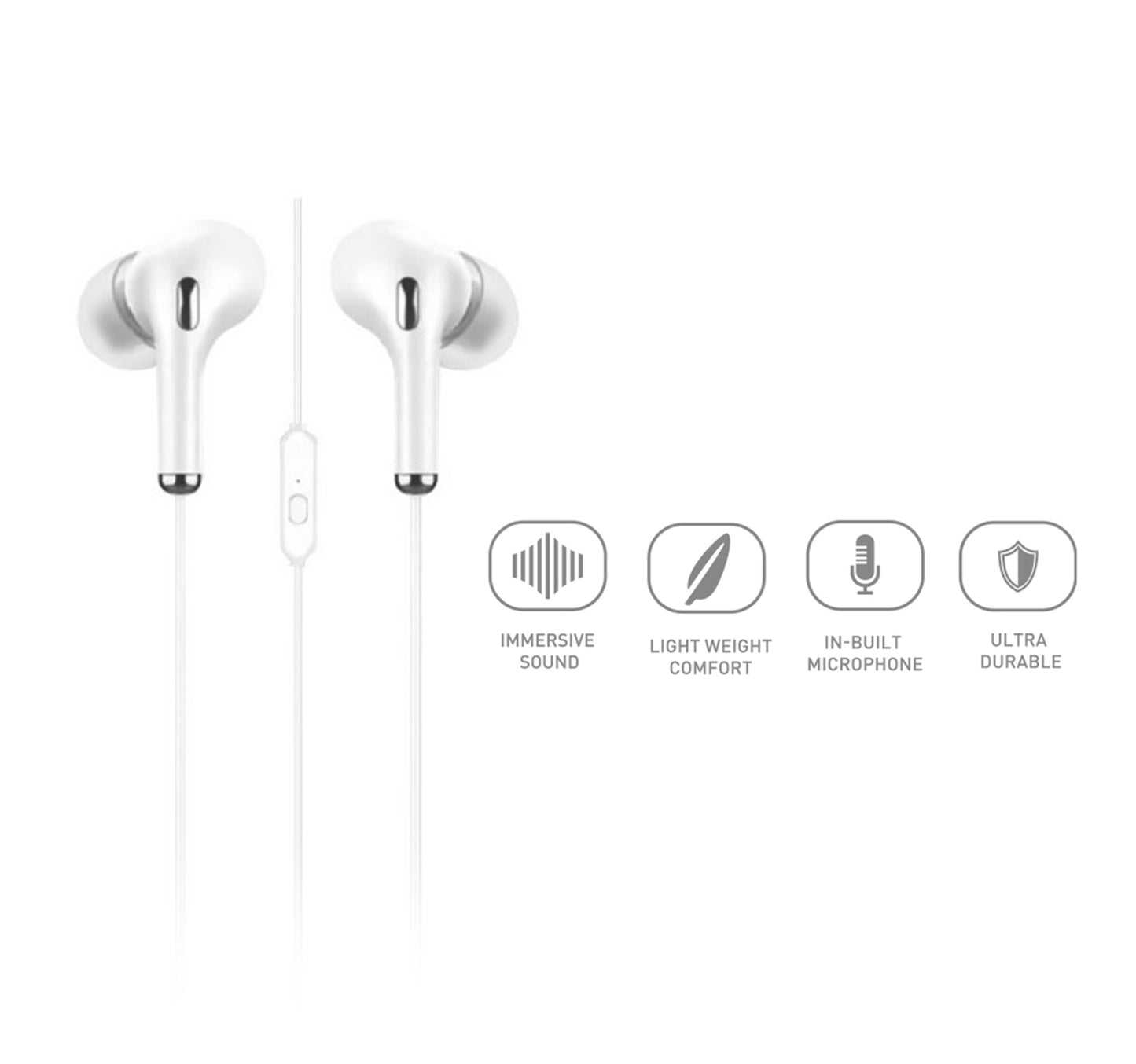 Iends 1 + 1 Stereo Earphone Bundle Offer BD839