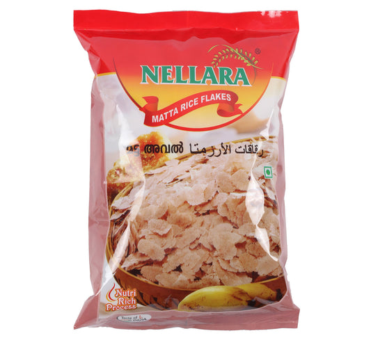 Nellara Matta Rice Flakes 500 g Lulu Hypermarket