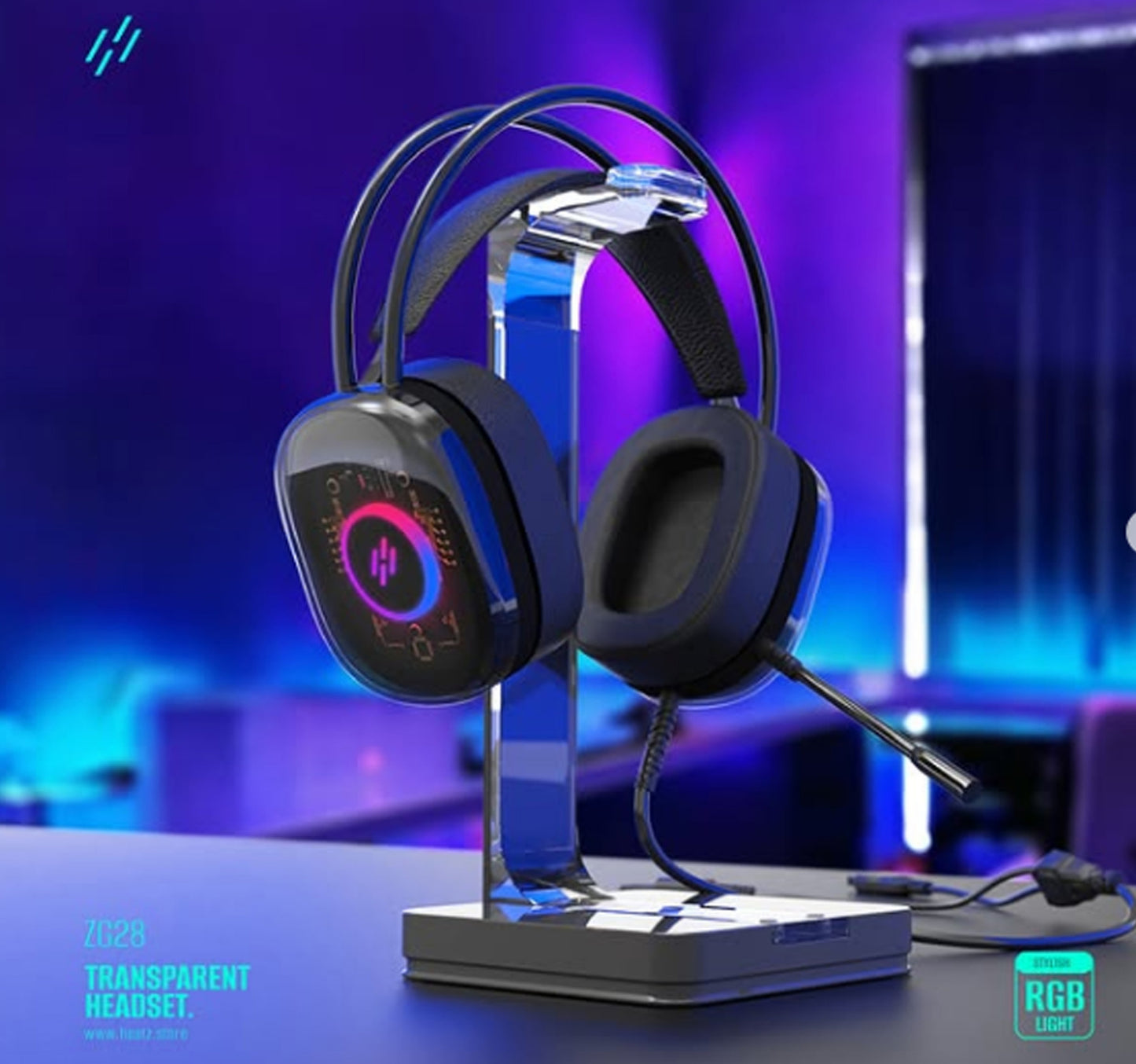 Heatz Wired Headphone ZG28 Black