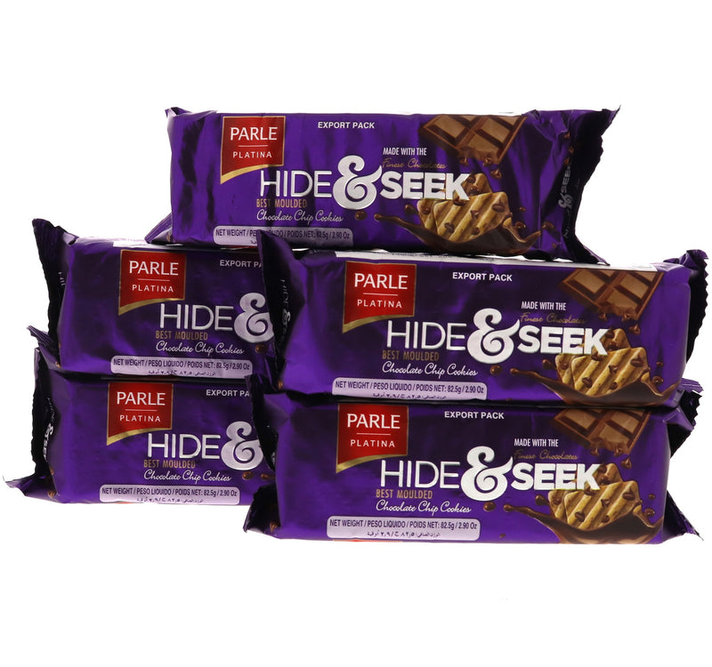 Parle Hide & Seek Chocolate Chip Cookies 5 x 82.5 g