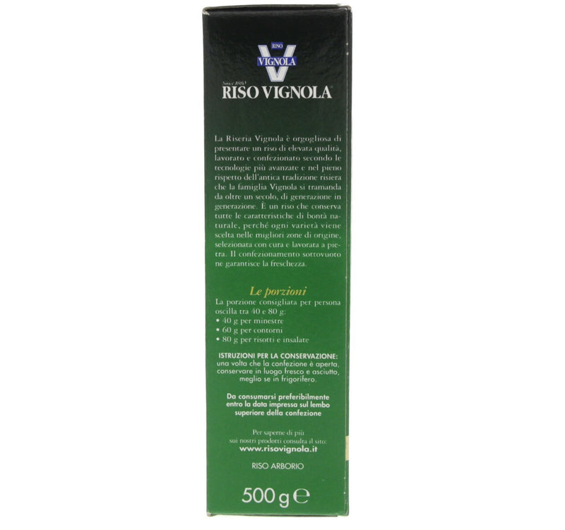 Riso Vignola Arborio Rice 500 g