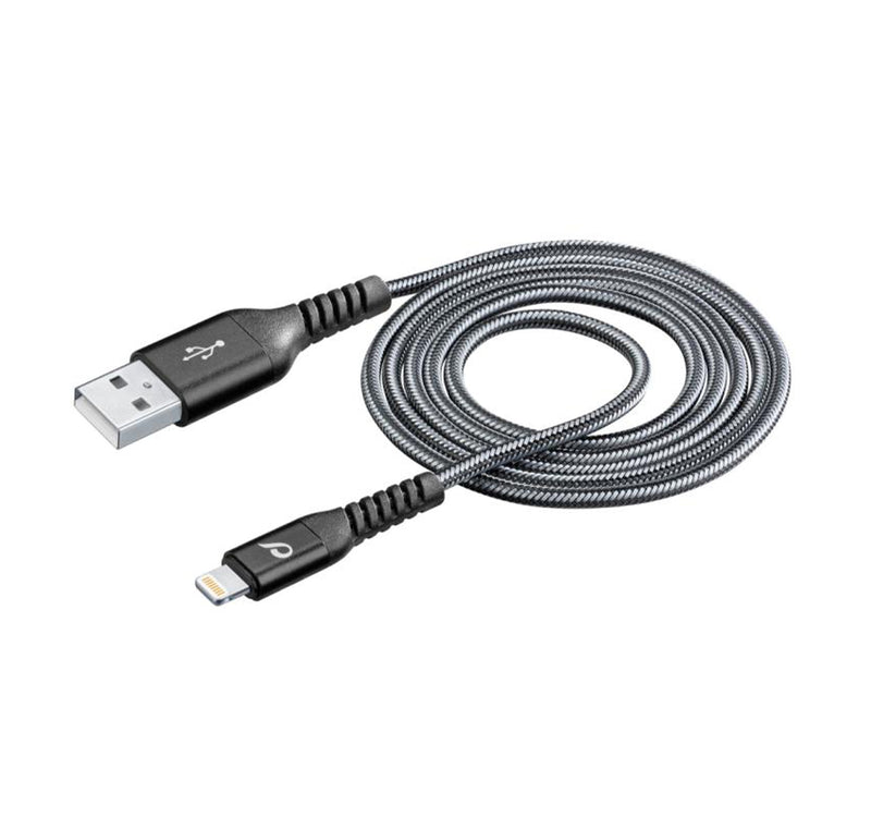Cellular Line Lighting Extreme Cable - Black(TETRACABMFI) 1M Lulu Hypermarket