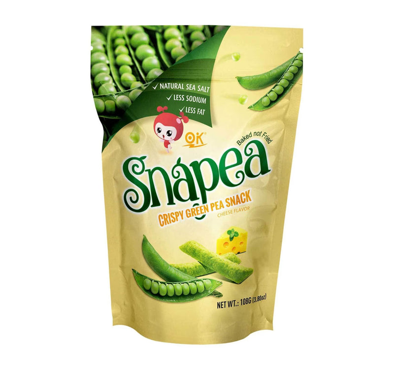 Snapea Baked Cheese Flavor Crispy Green Pea Snack 108 g