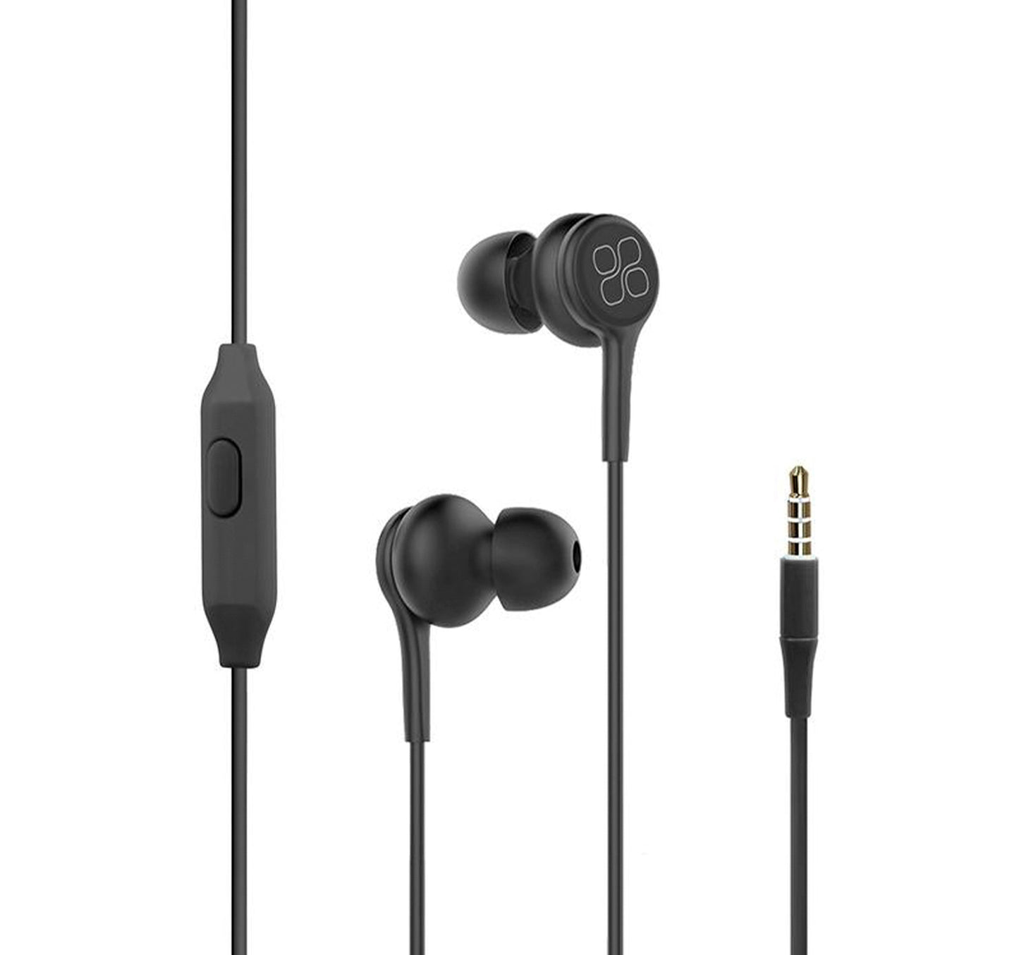 PROMATE Lightweight Wired Earphone with Microphone (DUET) Lulu Hypermarket