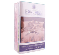 Homewell PK Pillowcase Set, 48 x 75 + 15 cm, 6 pcs, Assorted