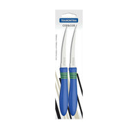 Tramontina Cor&Cor Steak Knife, 2 Pcs, 5 inches, Assorted, 23462/5