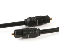 Trands Fiber Optic Digital Audio Cable for Sound Bar Speakers Television Gaming, 2 Meter CA8185