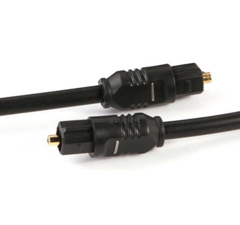 Trands Fiber Optic Digital Audio Cable for Sound Bar Speakers Television Gaming, 2 Meter CA8185