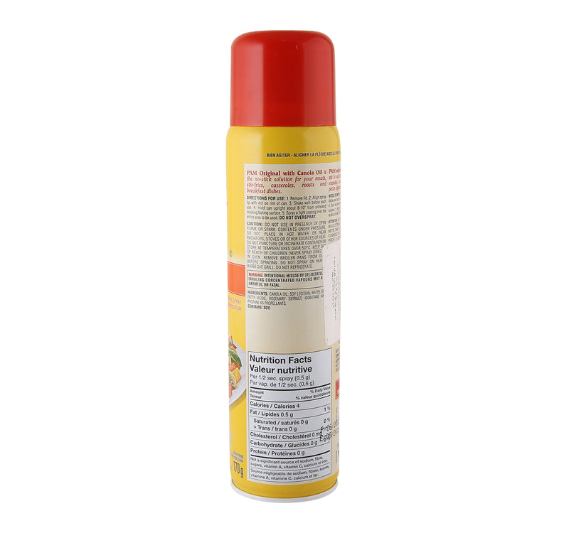 Pam Original Canola Oil Spray 170 ml