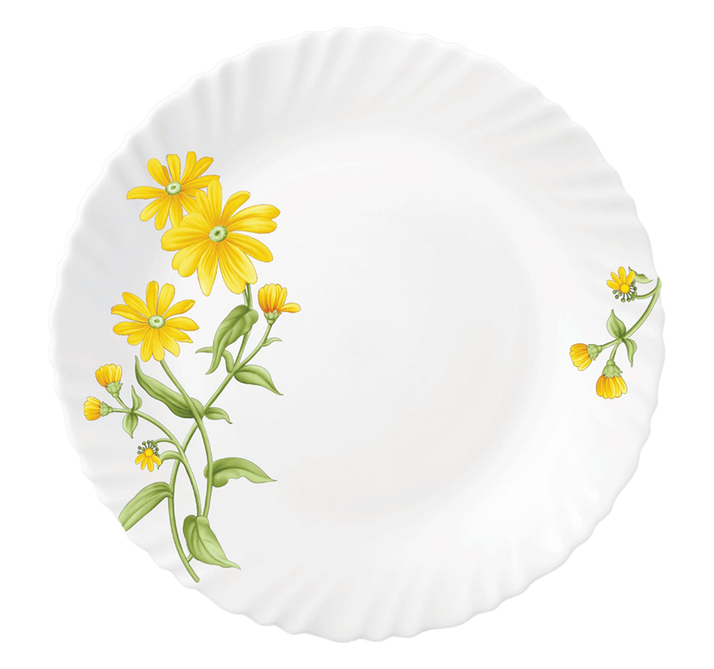 Chefline Opal Dinner Plate, 270 mm, Yellow Daisy, CL11