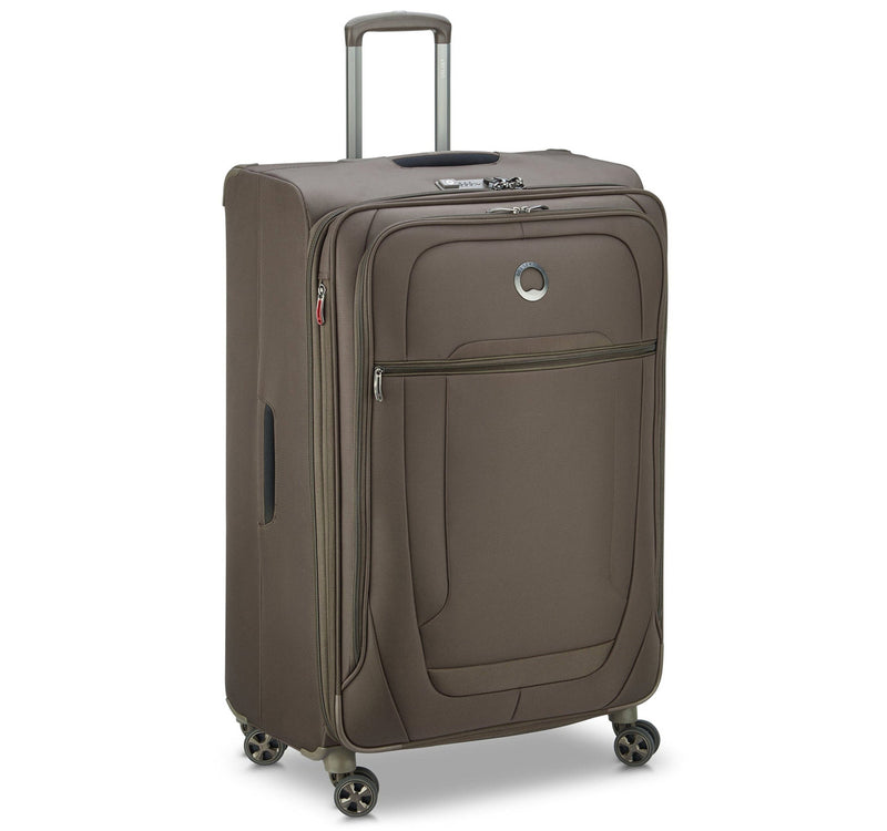 Delsey Helium Deluxe 4 Wheel Soft Trolley, 71 cm, Brown