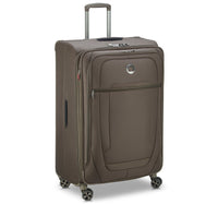 Delsey Helium Deluxe 4 Wheel Soft Trolley, 55 cm, Brown